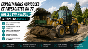 Lire la suite à propos de l’article Exploitations agricoles et paysagistes du 77 : quelle chargeuse Caterpillar acheter pour un usage polyvalent ?