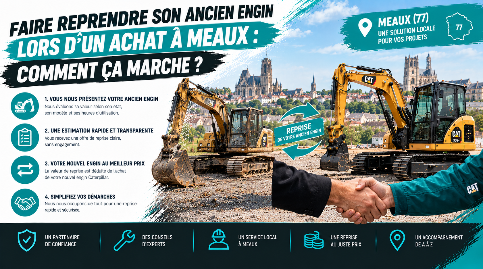 Lire la suite à propos de l’article Faire reprendre son ancien engin lors d&rsquo;un achat à Meaux : comment ça marche ?